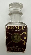 RARE Antique 1900's Theo RICKSECKER Co. Golf Queen Perfume Bottle picture