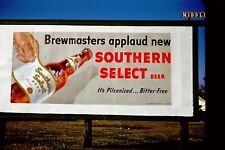 1951 35mm Slide~KODACHROME RED BORDER SOUTHERN SELECT BEER  BILLBOARD picture