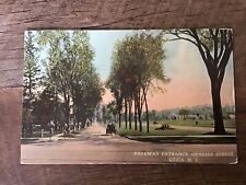 Antique Postcard Utica New York NY Parkway Entrance Genesee Street 1913 Posrcard picture