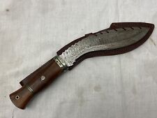 Custom Hand Forged Damascus Steel BOWIE Knife Hunting Knife Kukri KNIFE picture