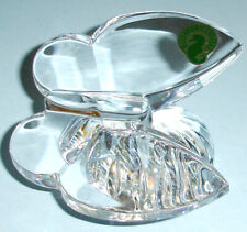 Waterford Butterfly Perched on Crystal Rock Clear Crystal Paperweight 151895 New picture