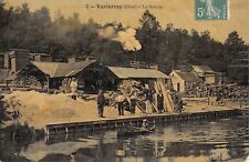 CPA 60 VARINFROY LA SAIERIE / canvas cpa / WOOD INDUSTRY / CRAFT picture