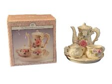 Vintage The Elegant Rose Collection Miniature Tea Set Artmark Home Decor picture