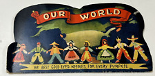Vintage 1952 Our World 85 Best Gold Eyed Needles Book Japan picture