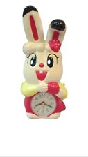 Rare Vintage Cartoon Rabbit Bunny Alarm Clock Collectible Home Decor  picture