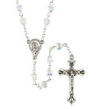 Crystal Heart Rosary 22