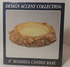 Beach House Seashell Pillar Ring Round Candle Holder picture