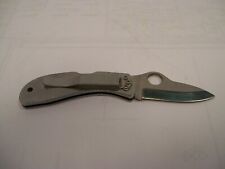 Vintage Spyderco Worker C01 Stainless Steel Folding Knife    -clepp24 picture