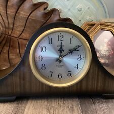 Vintage Linden Electronic/ mechanical Strike Chime Mantle Clock - Made in Japan picture