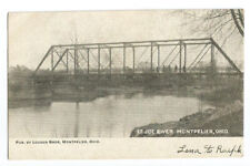 Montpelier Ohio OH Postcard  Bridge St Joe River      c1905 picture