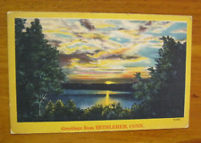 Greetings From Bethlehem Connecticut Linen picture