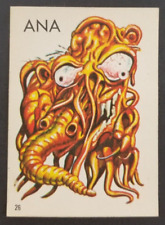 Vintage 1965 Ana Topps Ugly Monster Sticker Card #26 (NM) picture