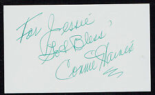 Connie Haines (d. 2008) signed autograph 3x5 index card Singer of Big Band Songs picture