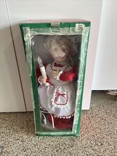 Vintage Santa’s Best Christmas Animated Mrs. Claus Figure Lighted W/ Motion 24” picture