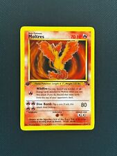 Moltres 27/62 1st Edition Pokémon Card Fossil Regular Rare WOTC NM picture