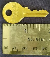 Vintage American Lock Co Brass Padlock Key picture