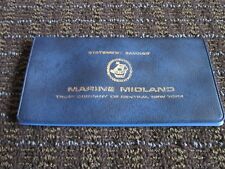 Vintage Marine Midland Bank Checking Account Cover Collectible Central NY  picture