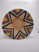 Woven Coiled Multi Colors Basket Bowl Southwestern Style picture