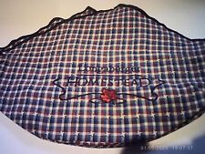 Longaberger 2002 WOVEN MEMORIES SMALL APPLE TOUR BASKET Liner Red, Blue & White picture