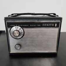 Zenith Royal 705 Transistor Portable Radio Long Distance WORKS Some Damage picture