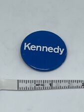 Vintage 1968 Kennedy Blue White Presidential Political Campaign Button Pinback picture