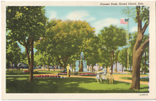 Pioneer Park-Grand Island, Nebraska NE-unposted antique postcard picture