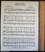 MISSISSIPPI STATE UNIVERSITY Vintage Song Sheet c 1953 