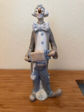 Vintage Casades Clown Playing Accordion 10.75 inches tall picture