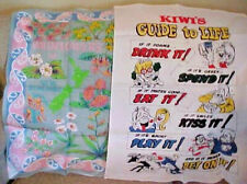 Vintage Towels (2) - Kiwi's Guide to Life New Zealand - Wildflowers New Zealand picture