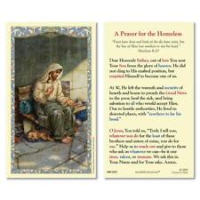 Christ Homeless A Prayer for the Homeless Holy Card 2.625 x 4.375 in Pack of 25 picture