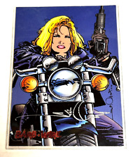 1996 Barb Wire Trading Card Signed by Walt Simonson (Thor 1983-87) from Topps picture