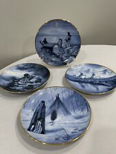 4 VTG Rare AMERICAN BLUES PLATES SEASONS BY PERILLO Artaffects Numbered Limited picture