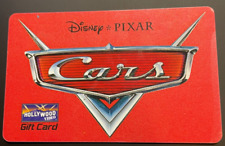 Cars Disney Pixar Gift Card No Value $0 Collectable Hollywood Video picture