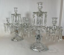 PAIR Of EUROPEAN 3 ARM CANDLE HOLDERS picture