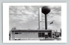 RPPC 1950'S. U.S. POST OFFICE, WASHINGTON, KANSAS. POSTCARD. SC34 picture