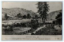 c1920's James W. Marshall Sutter's Mill Town View Coloma CA RPPC Photo Postcard picture