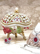 Luxury Christmas gifts for mom Faberge egg Ornament Home decor & Ruby Jewelry HM picture
