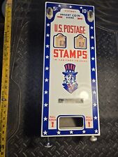 Vintage Porcelain Uncle Sam US Postage Stamp Vending Machine Sign Dispenser picture