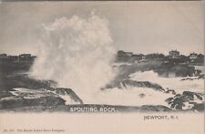 Spouting Rock, Newport, RI Rhode Island News Company Photo c1905 PC UNP 6979 picture