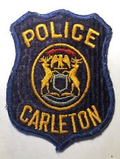 Carleton Michigan Police Patch picture