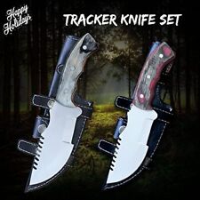 TRACKER® Stainless Steel Tracker Knife 2 Pcs Set,  Survival Knife, Hunting Knife picture