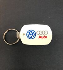 Vintage VW Volkswagen Credit, Inc. Audi Keychain w/ Logos - Collectible - 2 1/4