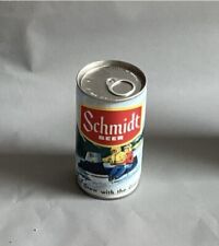 Schmidt Empty Beer Can, Pull Tab, Bottom Opened, Outdoor Scenes - Snowmobiling picture