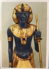 EGYPT - Tut Ank Amen's Treasures - Statue of the King - Postcard - unposted picture