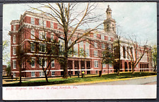 Vintage Postcard 1901-1907 Hospital St. Vincent de Paul Norfolk, Virginia picture