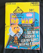 1981 Fleer MS. PAC-MAN Unopened Wax Box BBCE Sealed MINT FASC picture