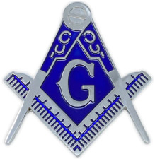 New Freemason Square and Compass Car Emblem picture