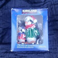 Kirkland Signature Two Penguins Ice Skating Dad & Son Collectible Gift Ornament  picture
