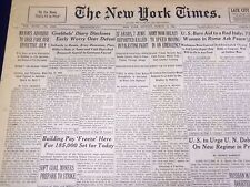 1948 MARCH 15 NEW YORK TIMES - GOEBBELS DIARY WORRY OF DEFEAT - NT 3622 picture