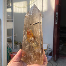 1045g Beautiful Clear Smoky Quartz Crystal Point Tower Gradient Healing Specimen picture